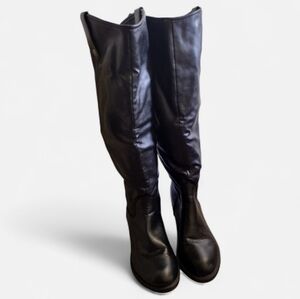 Elegant Black Knee-High Women's Boots